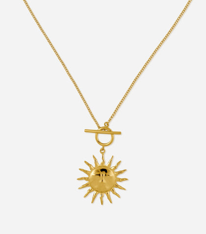 BRUNA The Label Necklace 18k Gold Vermeil Soleil Necklace