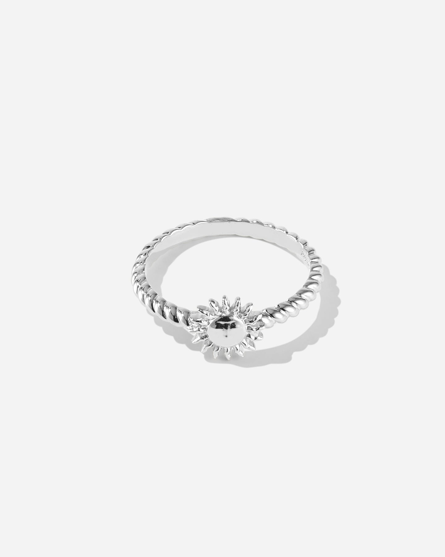 BRUNA The Label Ring 925 Sterling Silber / 52 Soleil Ring