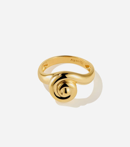 BRUNA The Label Ring 18k Gold Vermeil / 52 Taranto Ring