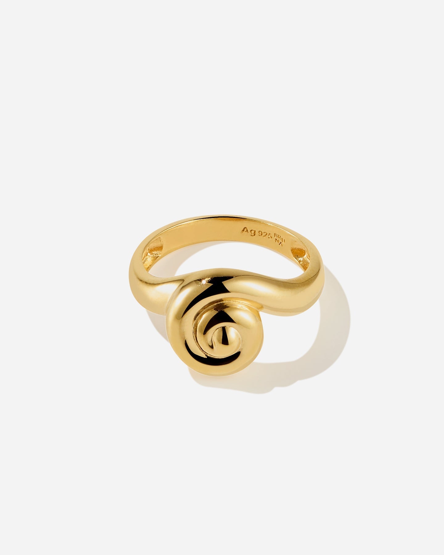 BRUNA The Label Ring 18k Gold Vermeil / 52 Taranto Ring