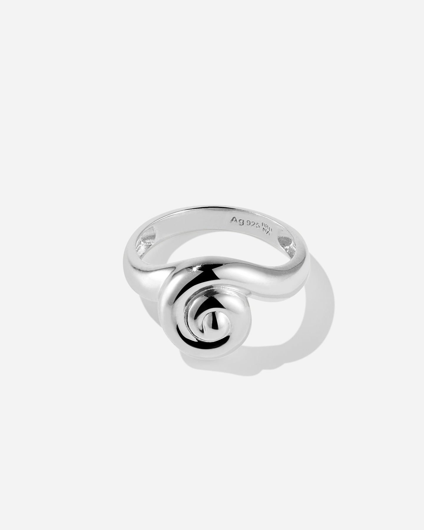 BRUNA The Label Ring 925 Sterling Silber / 52 Taranto Ring