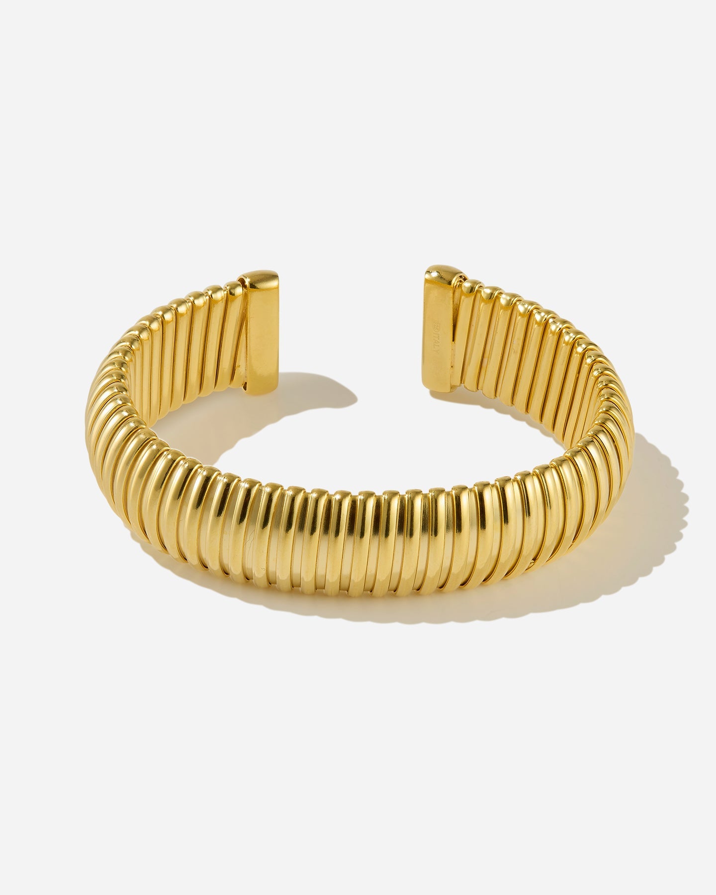 BRUNA The Label Bracelet 18k Gold Vermeil Turin Cuff Bracelet