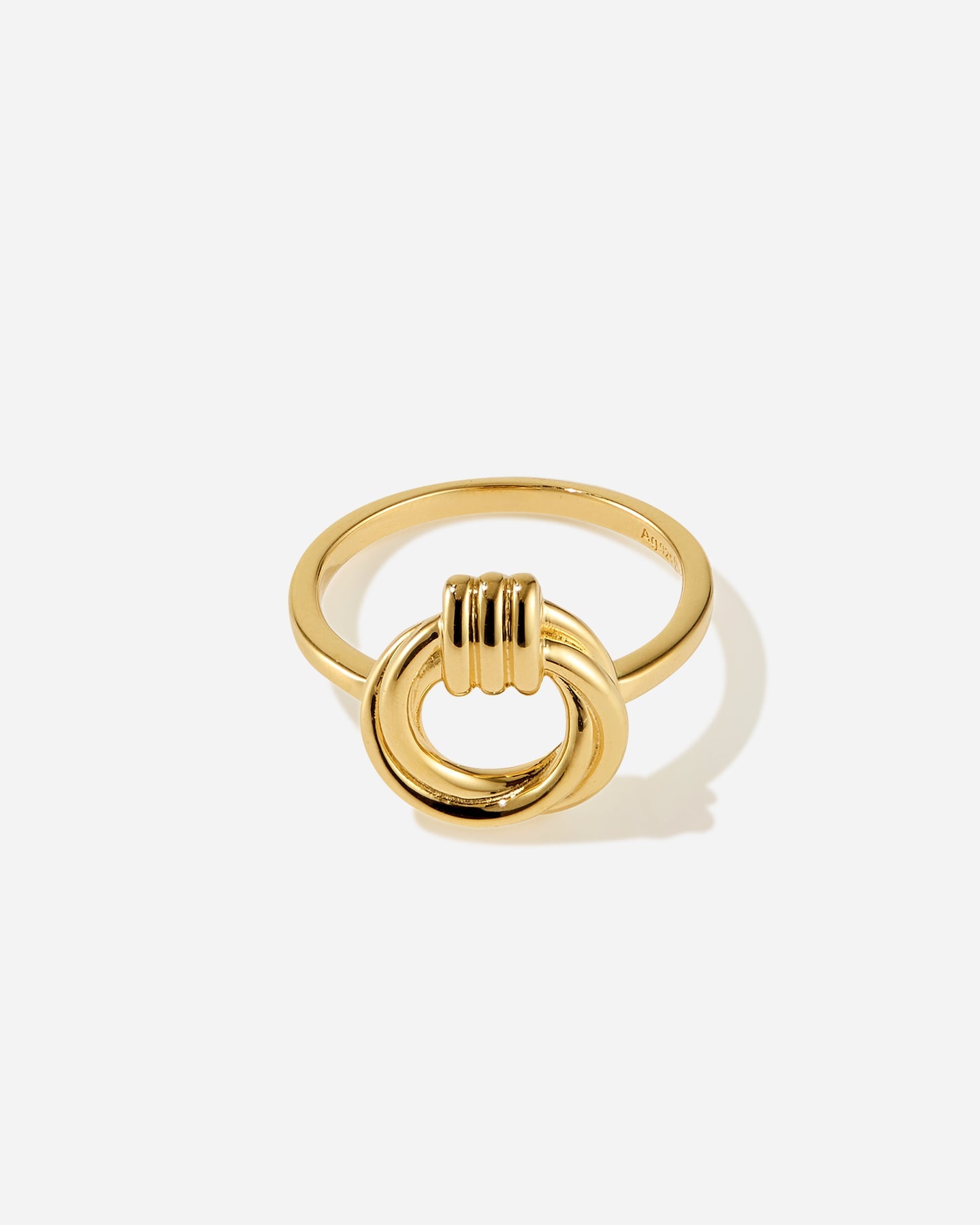 BRUNA The Label Ring 18k Gold Vermeil / 52 Tuscany Loop Ring