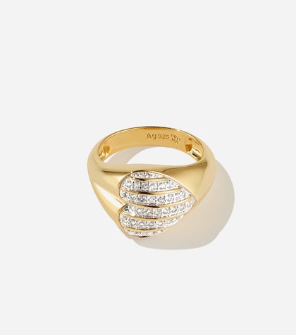 BRUNA The Label Ring 18k Gold Vermeil / Topaz / 52 Valensole Ring