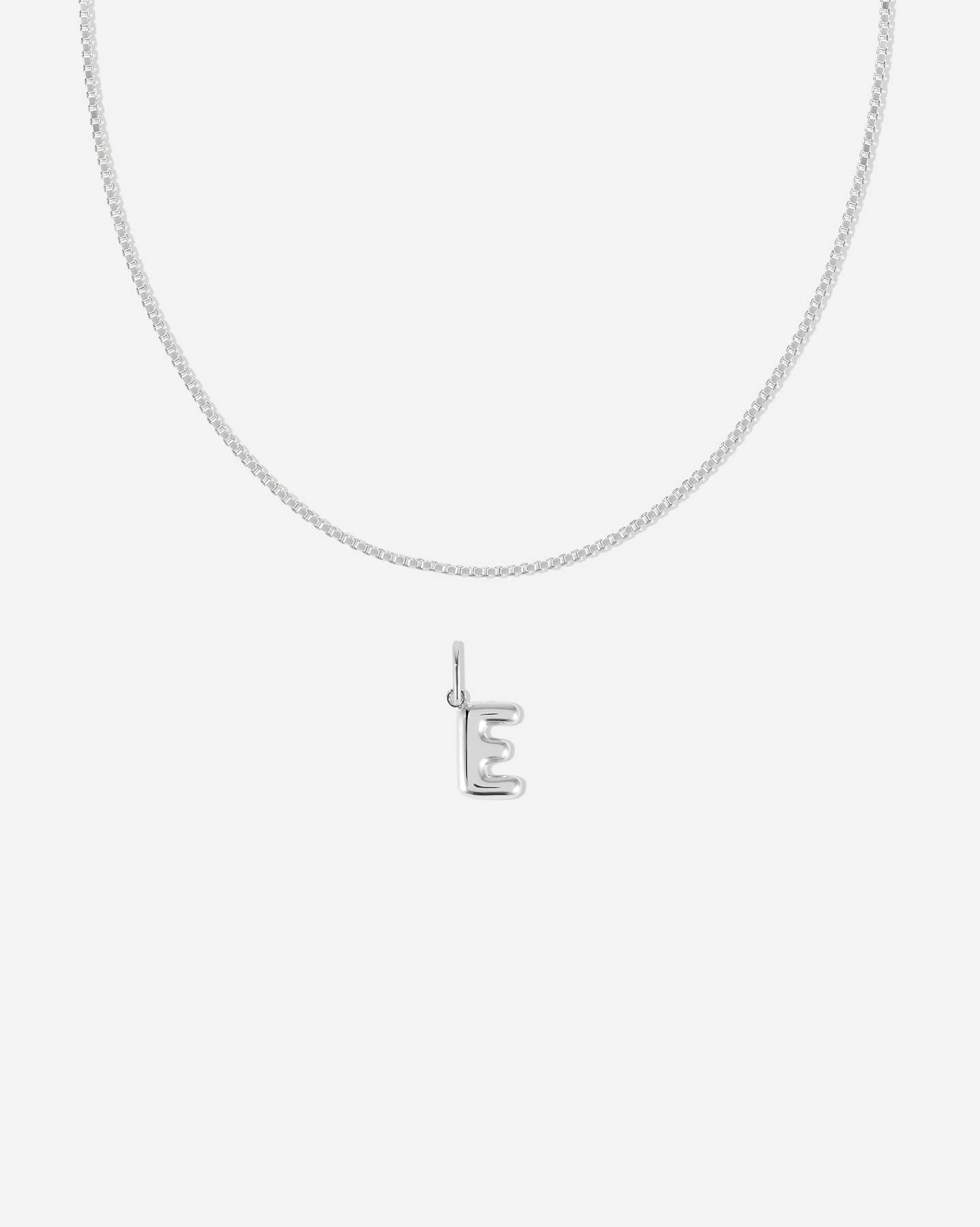 BRUNA The Label Sets E / 925 Sterling Silber Veneziana Bubble Letter Set