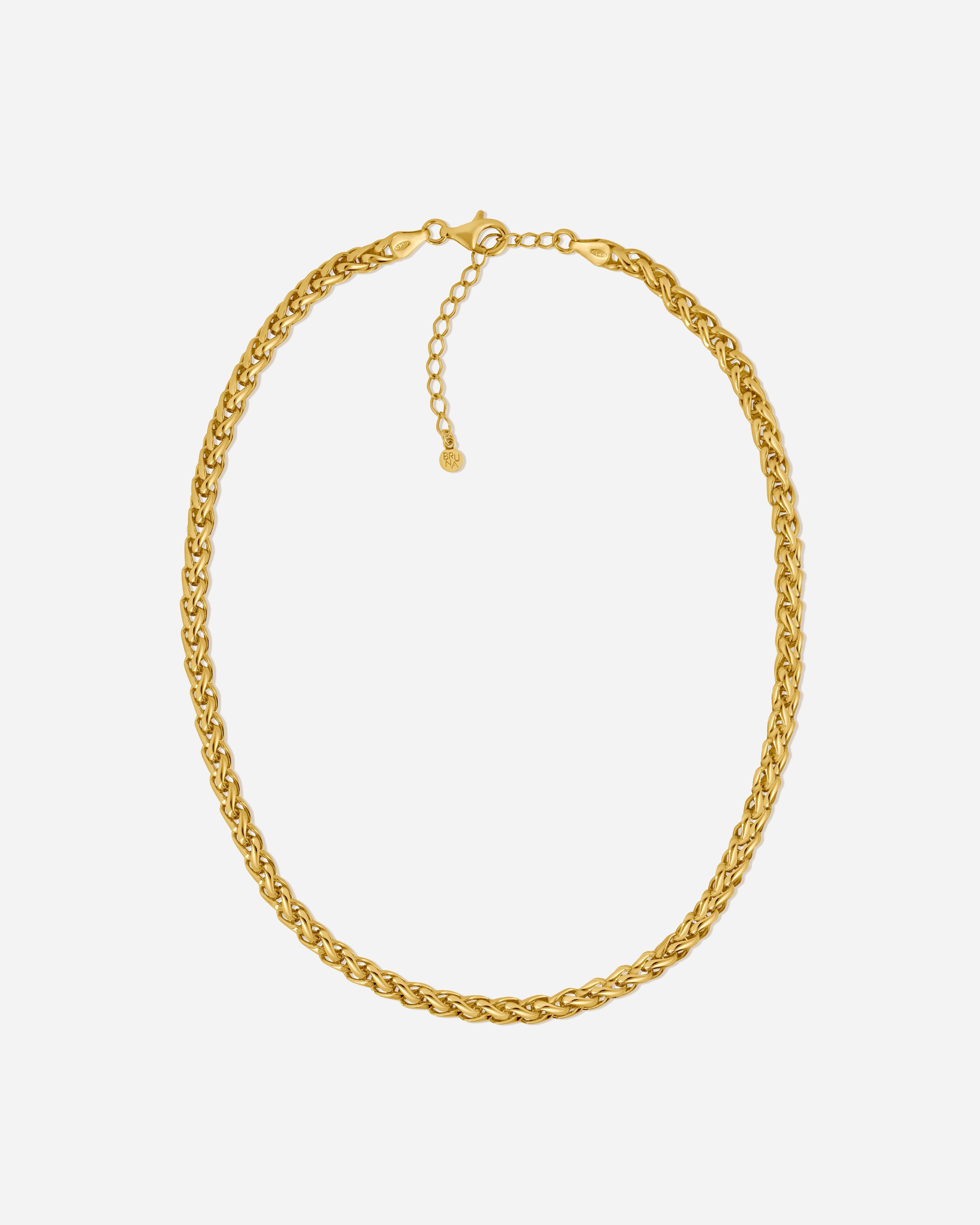 BRUNA The Label Necklace 18k Gold Vermeil Vernazza Necklace