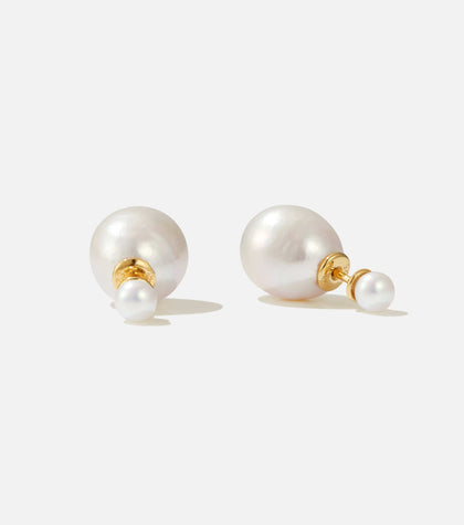 BRUNA The Label Earrings 18k Gold Vermeil / Perlen Vivo Earrings