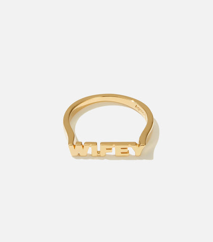 BRUNA The Label Ring 18k Gold Vermeil / 52 Wifey Ring