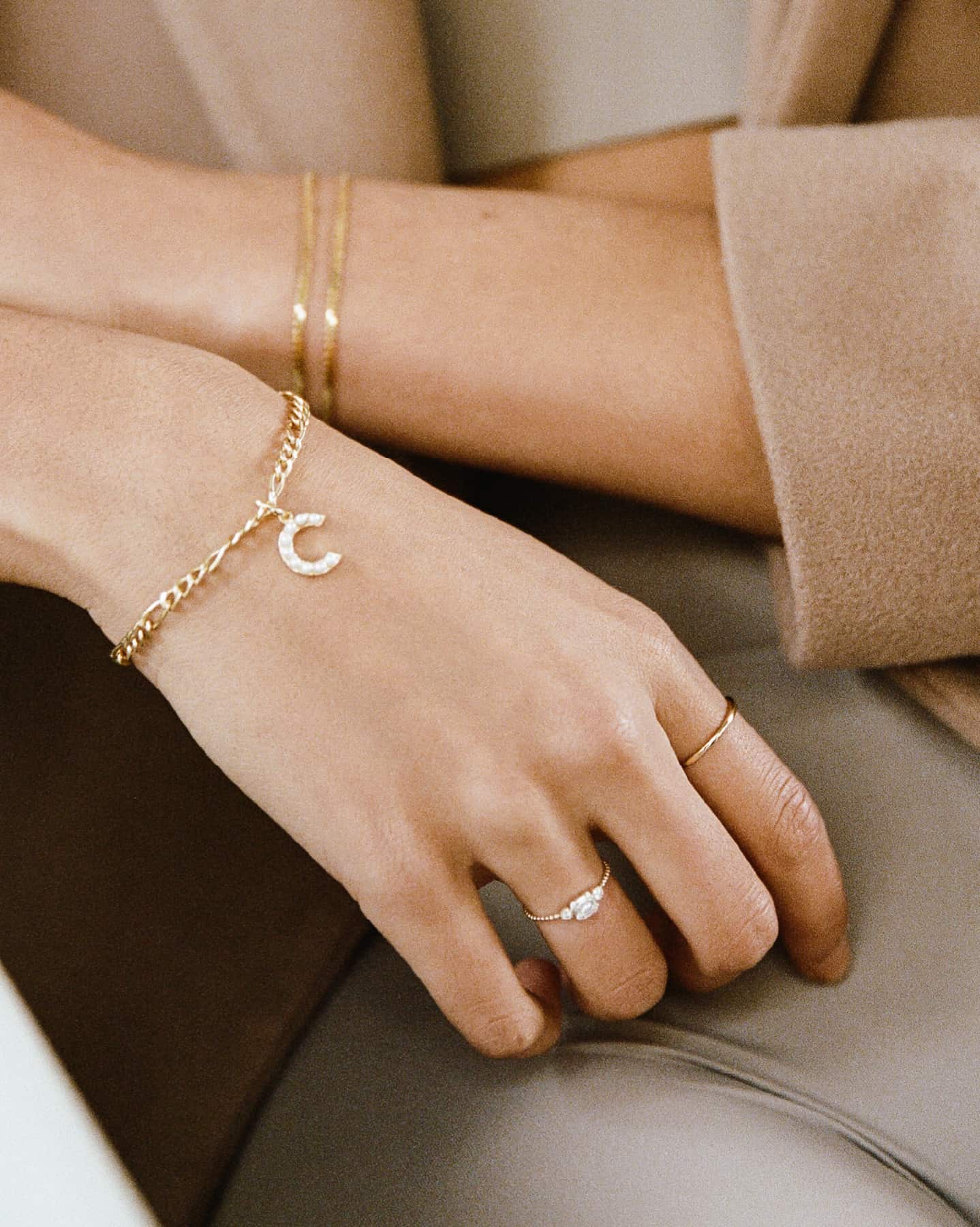 Alba Ring - 14k Gelbgold Ring | BRUNA The Label