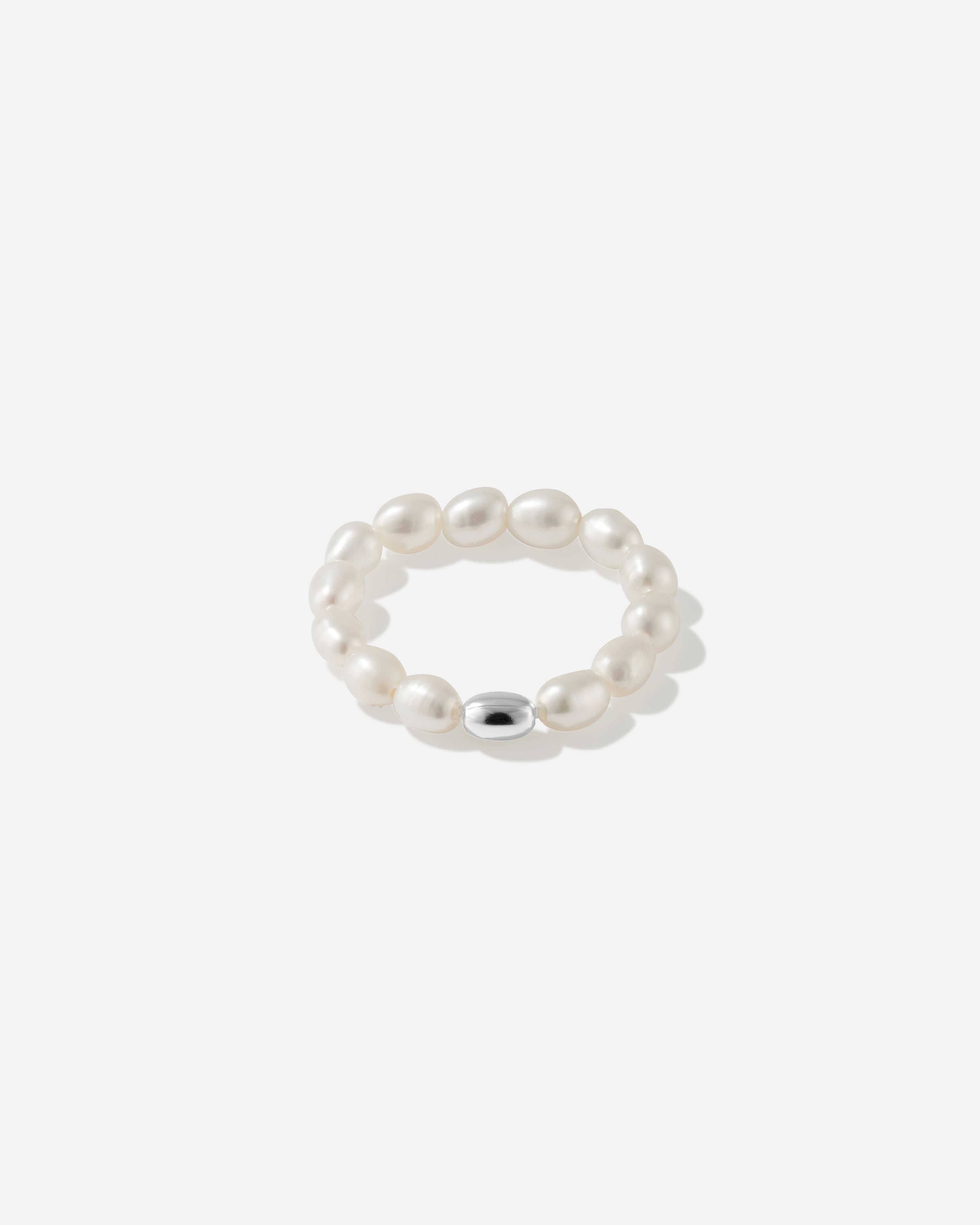 BRUNA The Label Ring 925 Sterling Silber / 48-50 / Perlen Antibes Ring