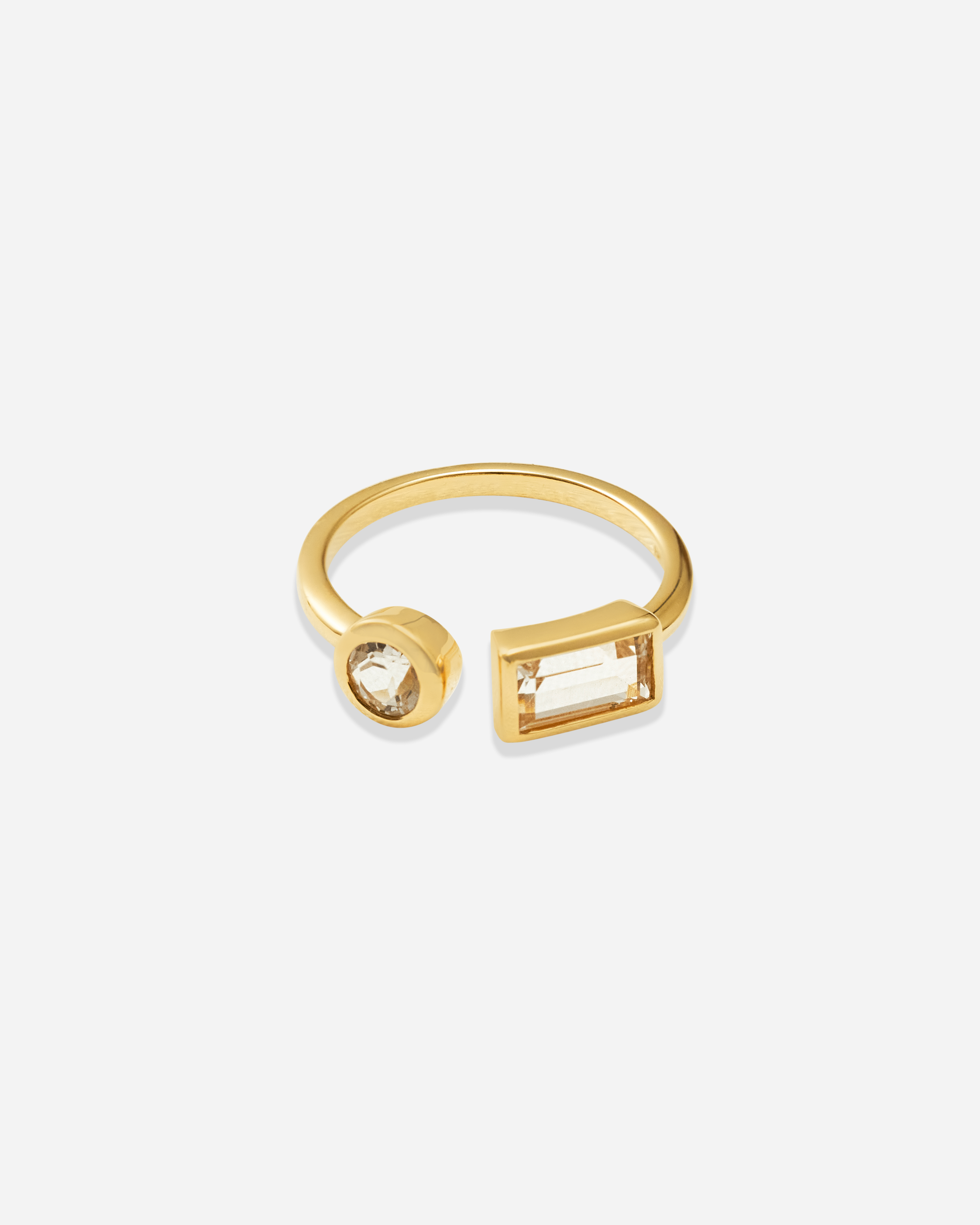 BRUNA The Label Ring 18k Gold Vermeil / 52 / Topaz Biarritz Ring Topaz