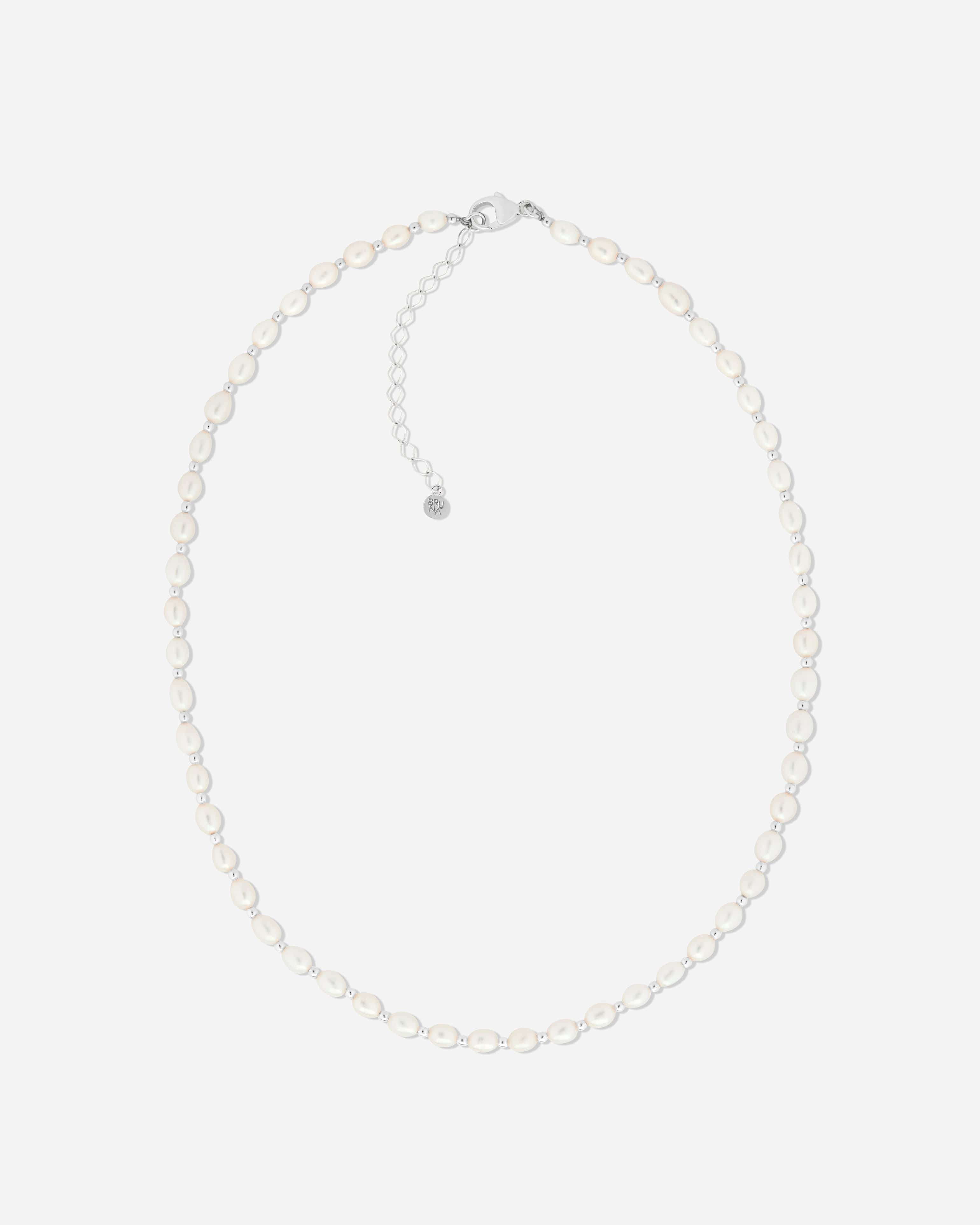 Bruna The Label Necklace 925 Sterling Silber / Perlen Cassis Necklace