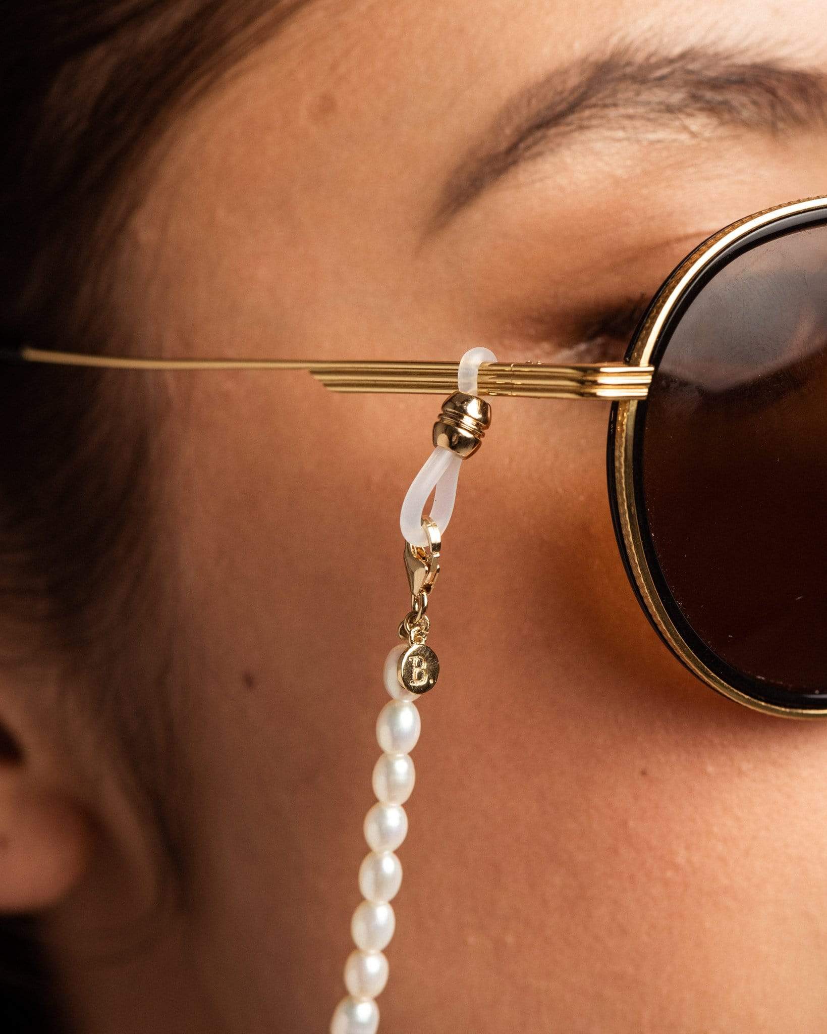 the Champagne Sunglass Chain - BRUNA The Label