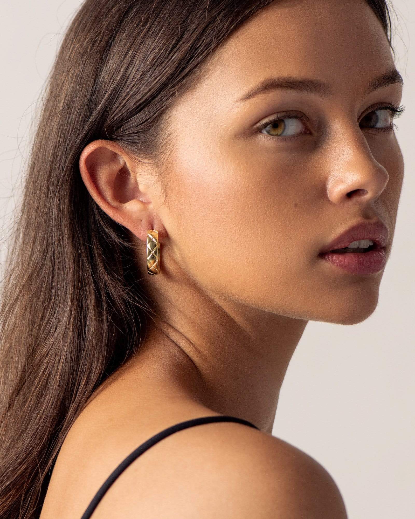 BRUNA The Label Earrings 18k Gold Vermeil / No Gems Eze Earrings