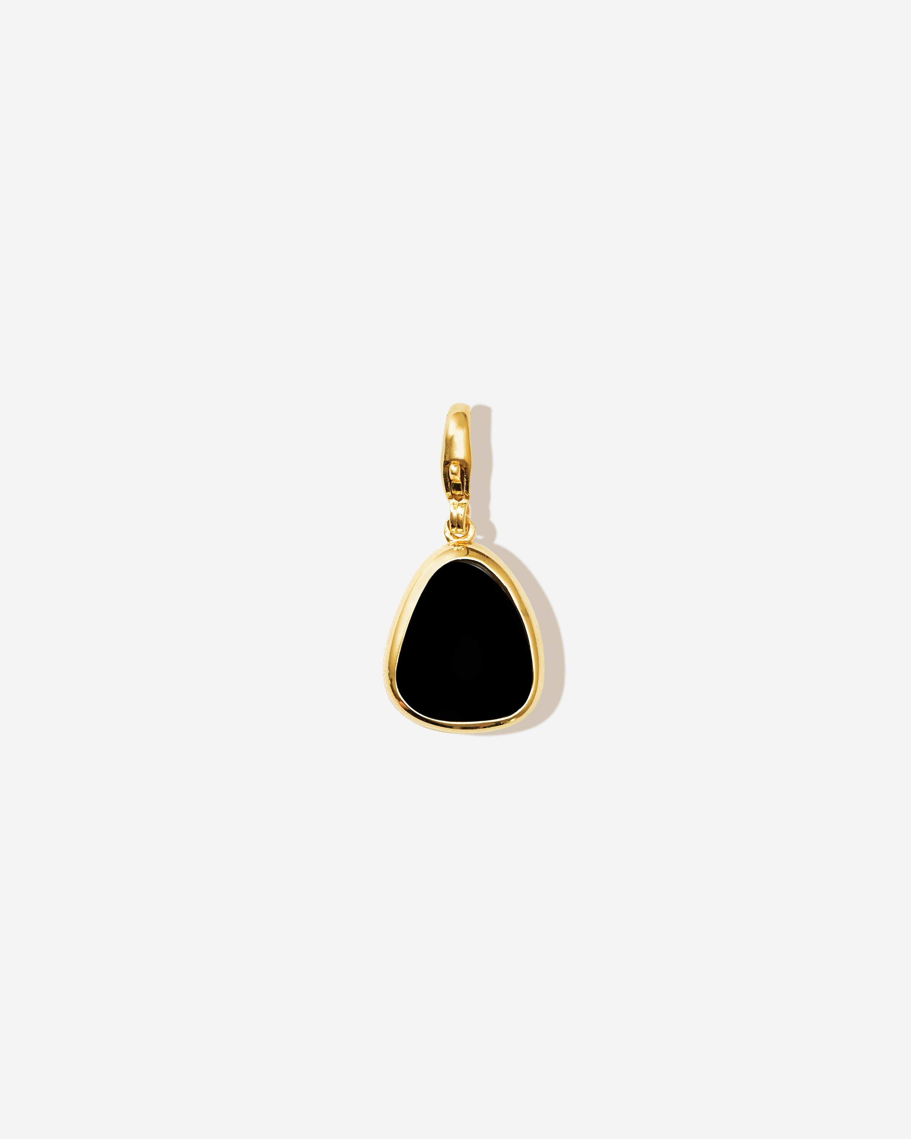 BRUNA The Label Charm 18k Gold Vermeil / Black Onyx Ohana Onyx Charm