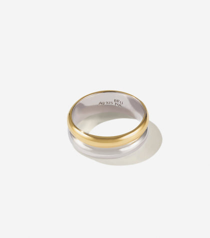 BRUNA The Label Ring Bicolor / 50 / No Gems Rhodes Ring