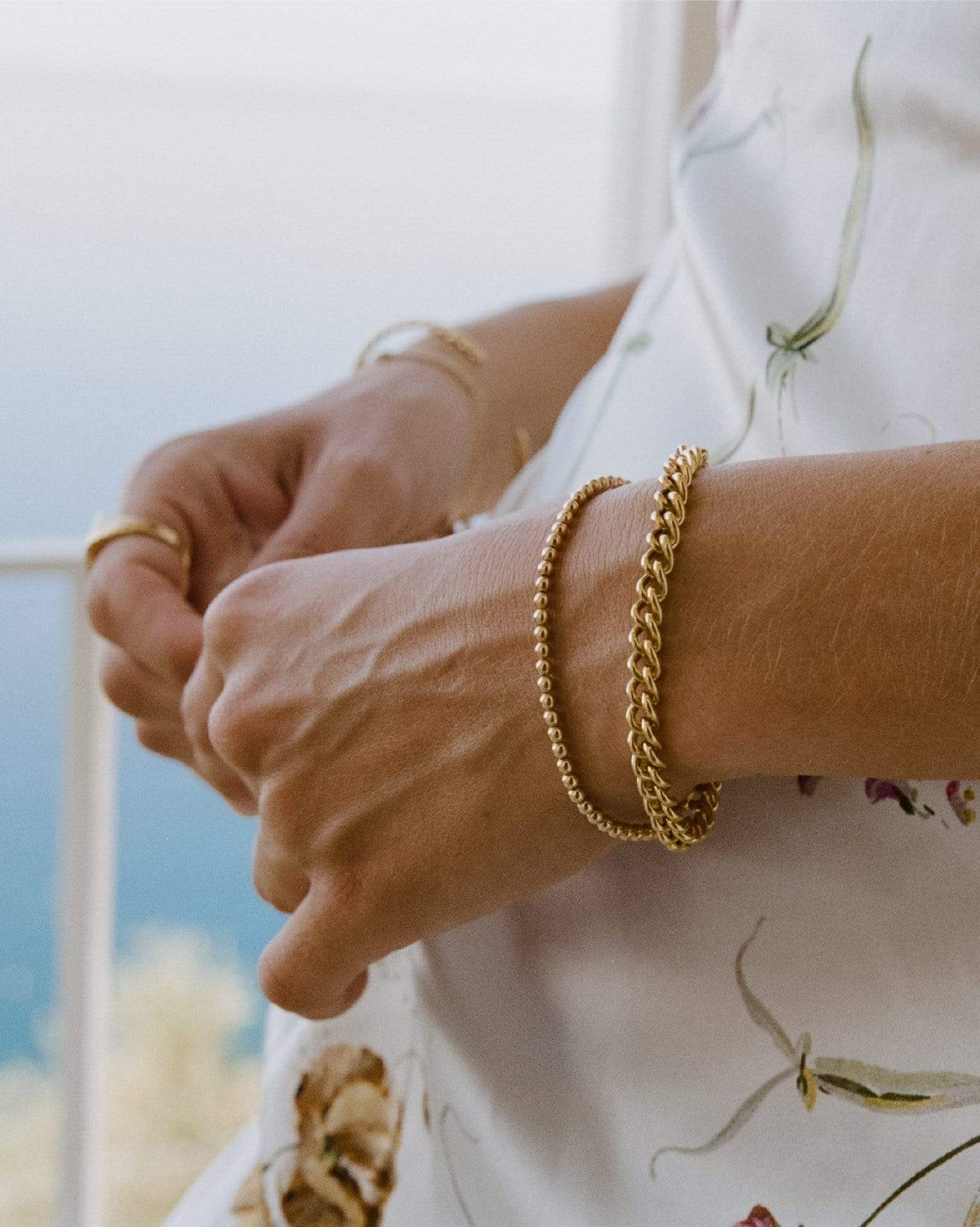 BRUNA The Label Bracelet 18k Gold Vermeil / No Gems Samos Bracelet